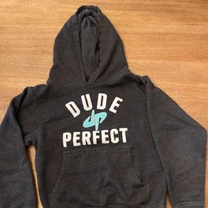 Youth Dude Perfect grey hoodie - S